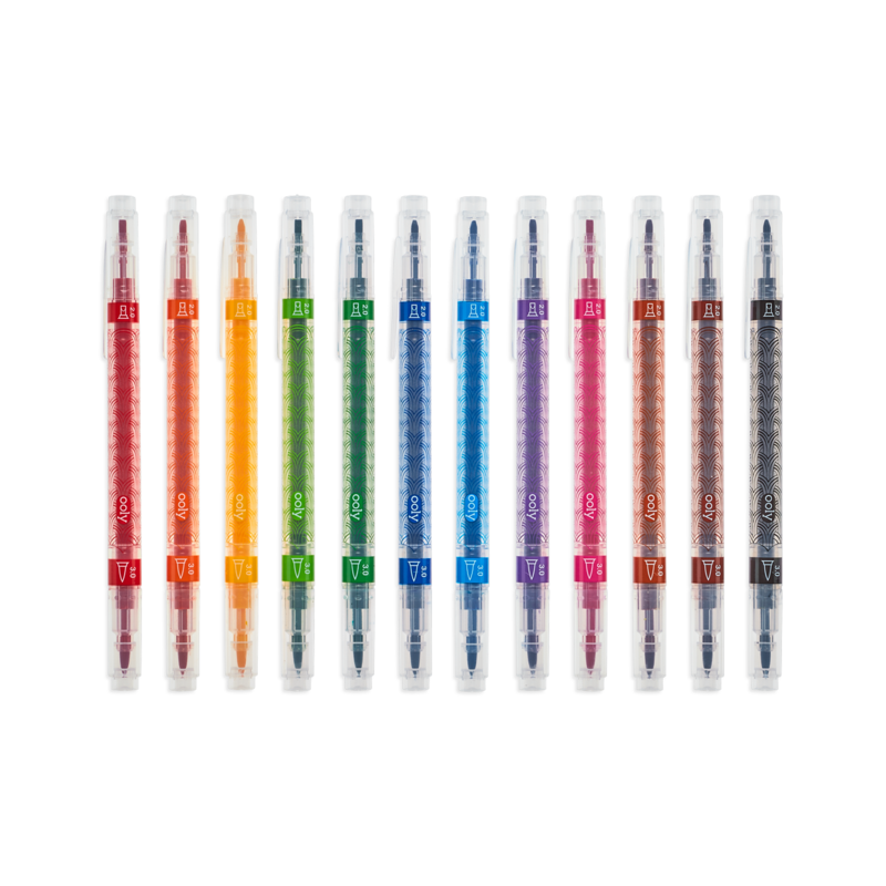 Marcadores de colores Doble Punta – Calligraphy Duo Markers – Ooly