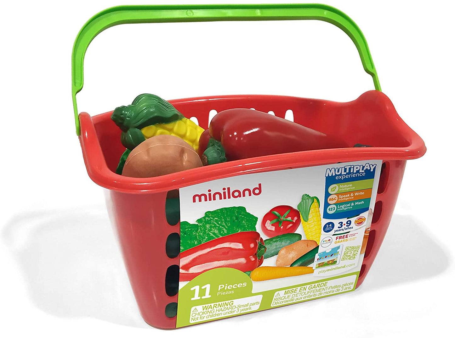 Cesta de hortalizas (11 unds) – Miniland