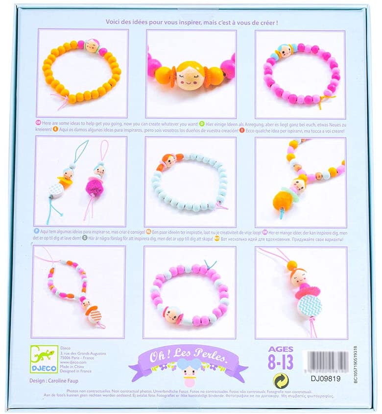 Manualidad Bisutería – Perlas y figuritas – Djeco