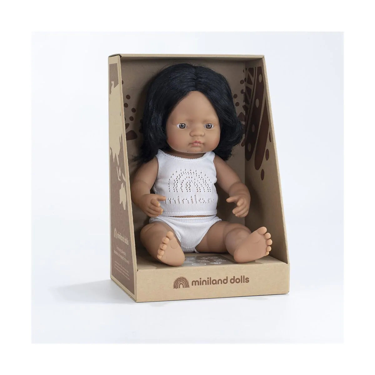 Baby Doll Hispanic Girl 38cm - Miniland