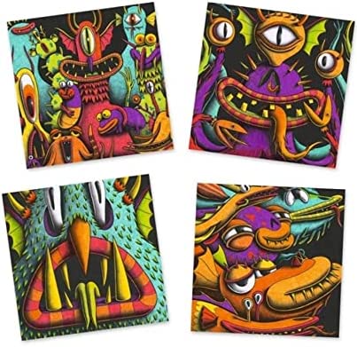 Set de Manualidad con Plumones – 3D Monstruos Divertidos – Djeco