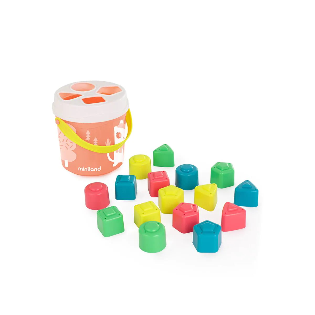 Encajables para bebés de color salmón - Miniland