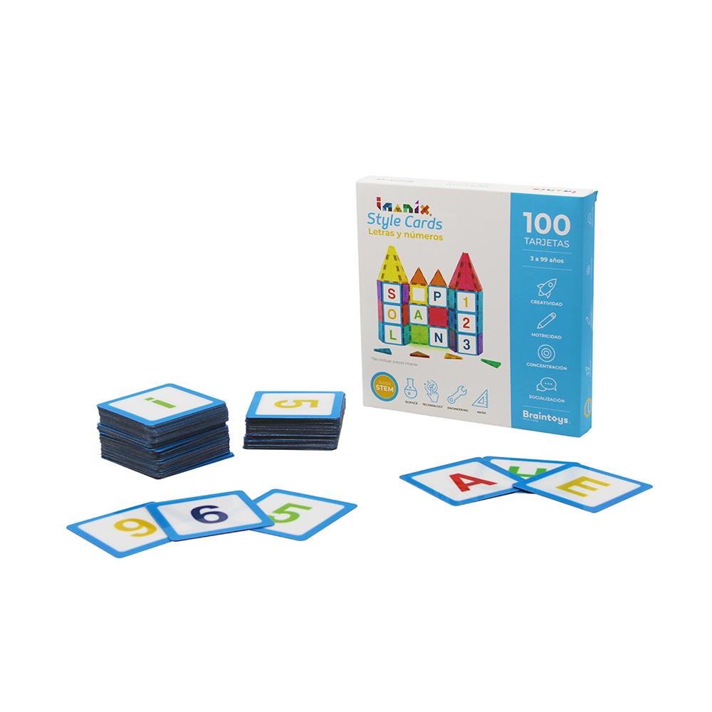 Style Cards Letras y números 100 piezas