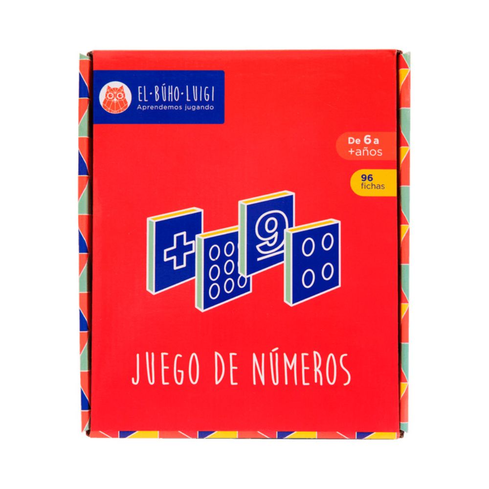 Juego De Números (96 Piezas) - El Búho Luigi
