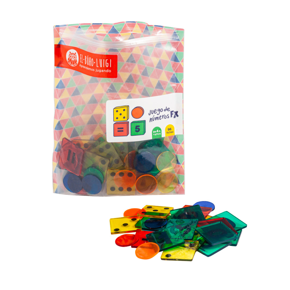 Juego De Números Fx (96 Piezas) - El Búho Luigi