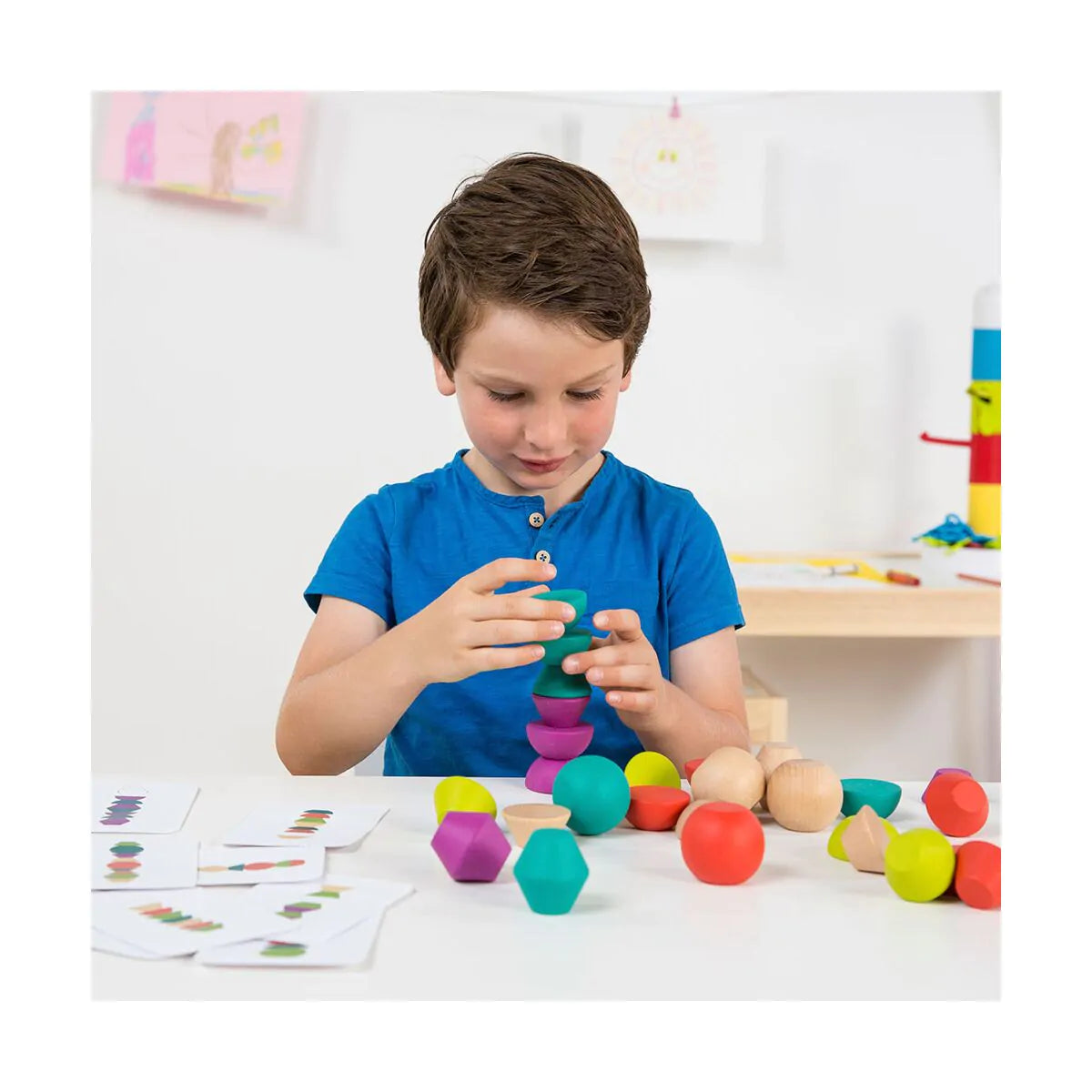 Juego apilable Towering Beads - Miniland
