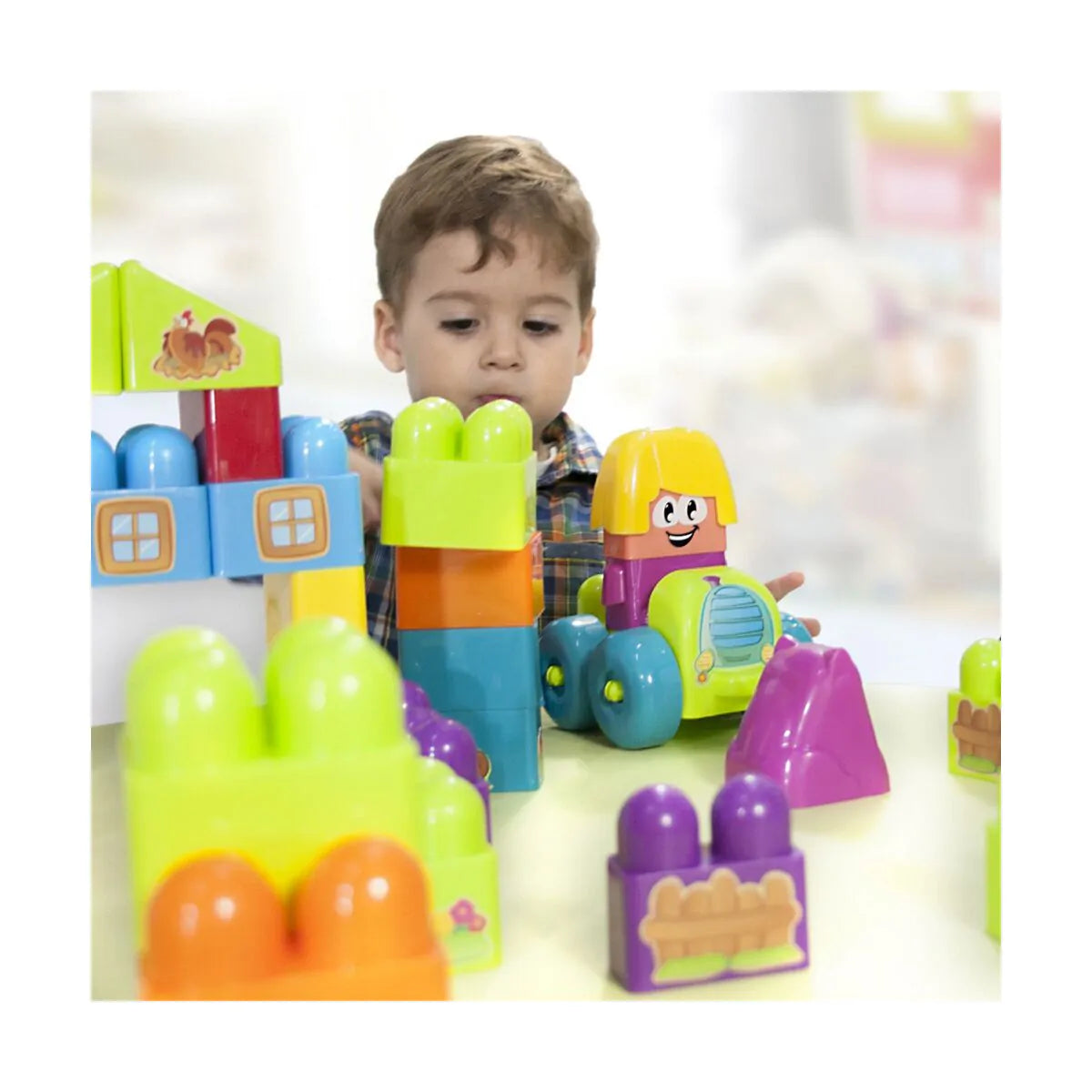 Juego construcción Super Blocks: Farm 38 Pcs - Miniland