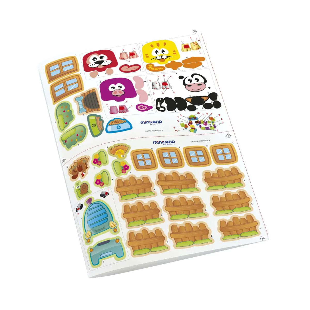 Juego construcción Super Blocks: Farm 38 Pcs - Miniland