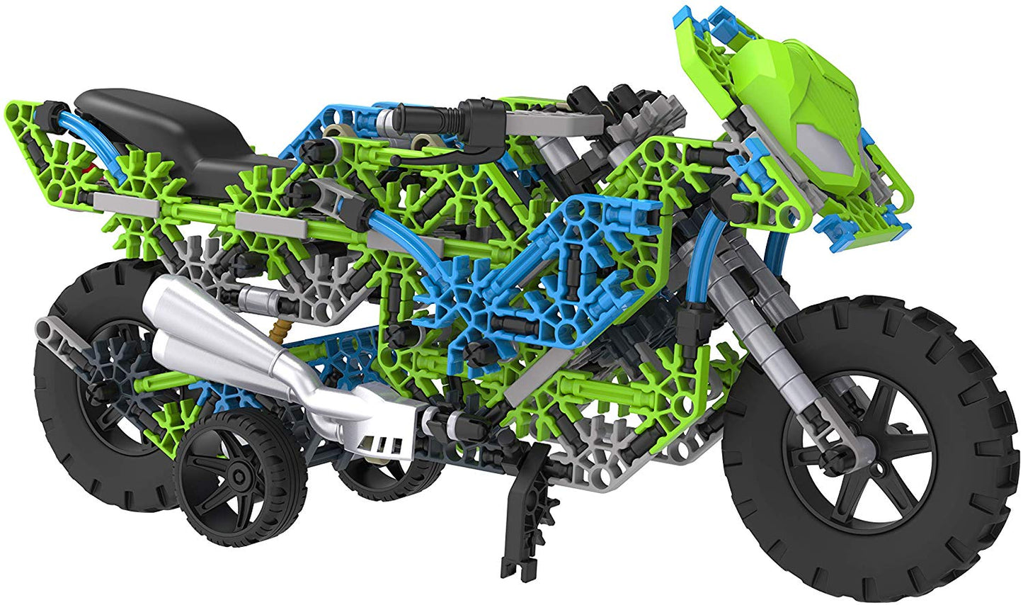 Mega juego de construcción motocicleta de 456 piezas