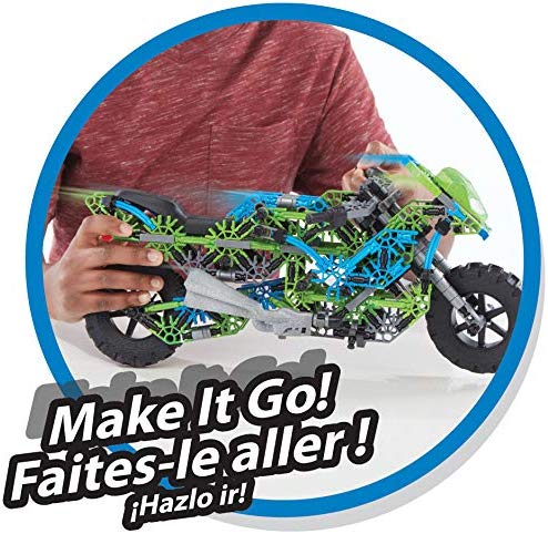Mega juego de construcción motocicleta de 456 piezas