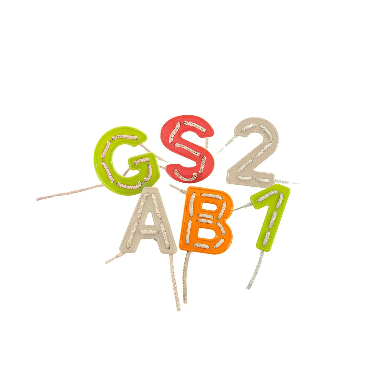 Letras y números para coser ECO Activity 123 ABC - Miniland
