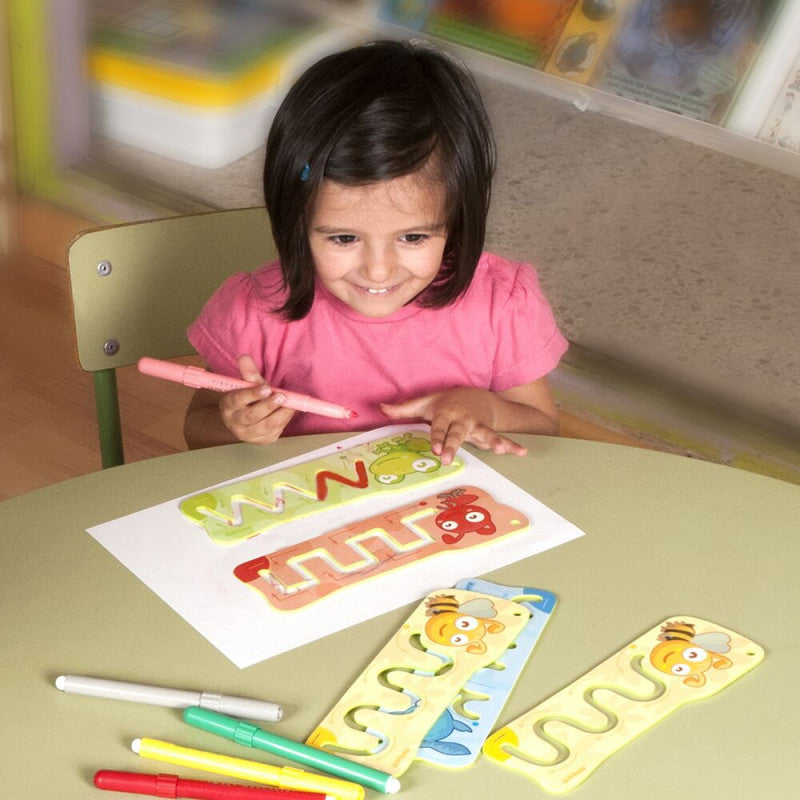 Plantillas de trazos Pre-writing Basics Patterns - Miniland