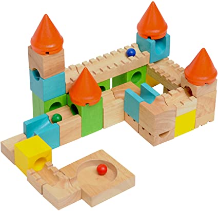 Castillo Multicolor con canicas