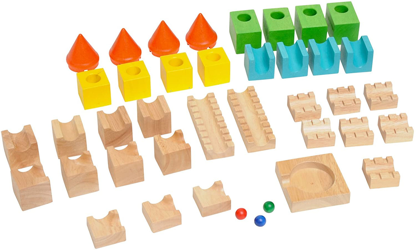 Castillo Multicolor con canicas