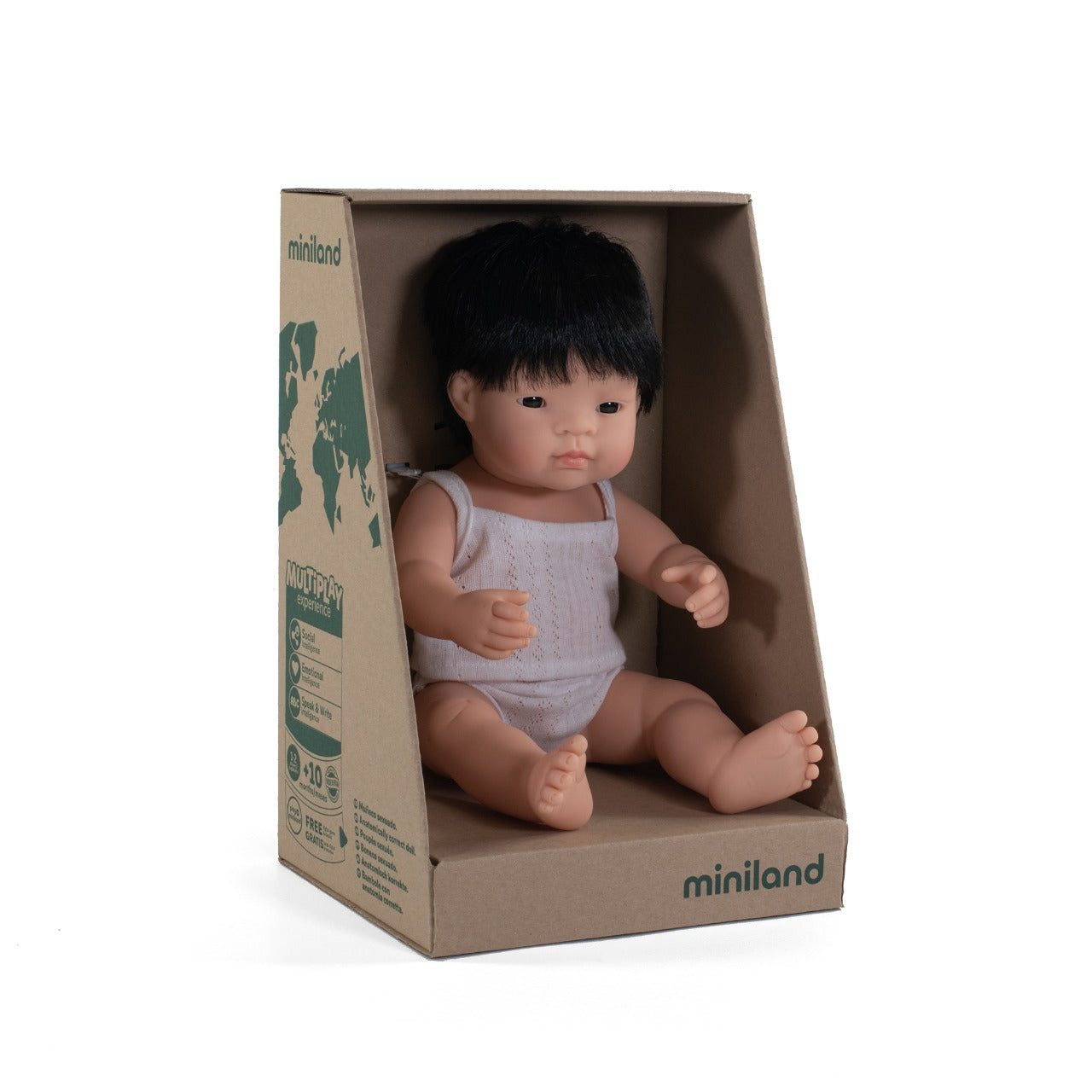 Baby Doll Asian Boy 38 Cm - Miniland