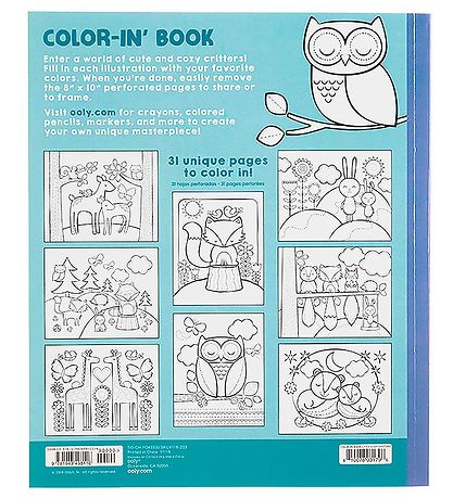 Libro para colorear – Pequeñas adorables criaturas – Ooly