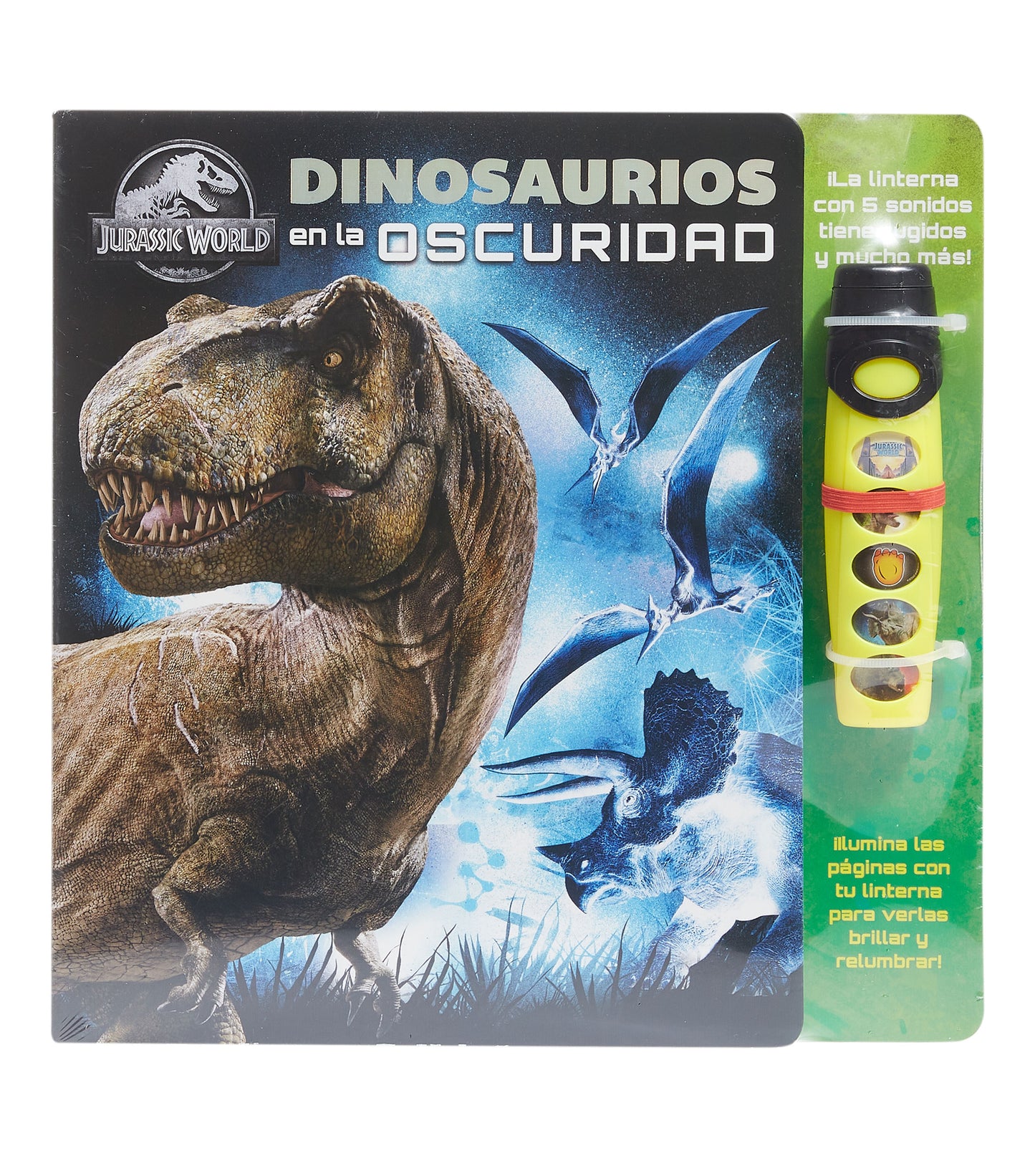 Dinosaurios en la Oscuridad (Libro con linterna y sonidos) – Eurosur