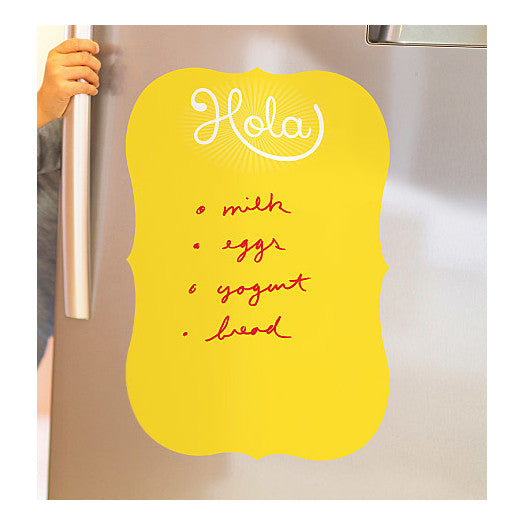 Pizarra Dry Erase Hola, Bonjour, Hello – Wallies