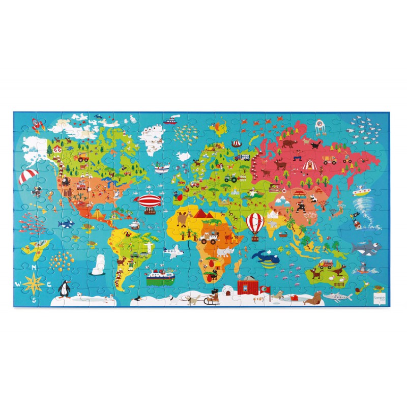 Rompecabezas del Mundo (150 piezas) – Scratch