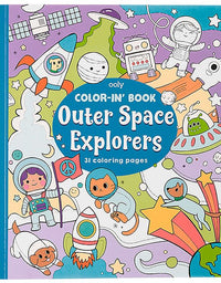 Libro para colorear – Aventuras en el espacio – Ooly
