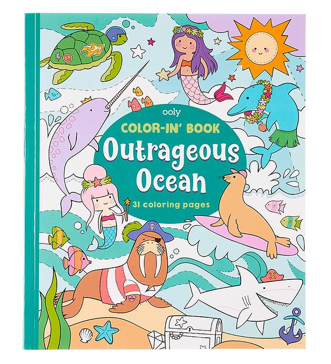 Libro para colorear – Aventuras en el océano – Ooly