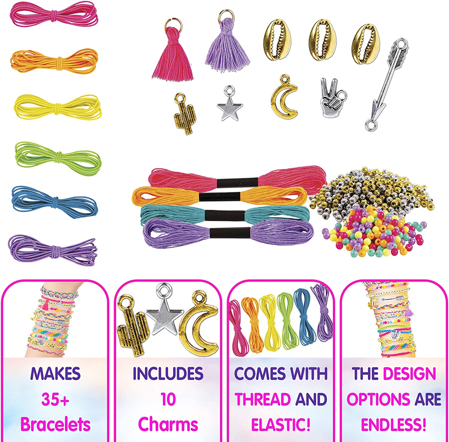 Kit de pulsera Soooo many Bracelets – Fashion Angels