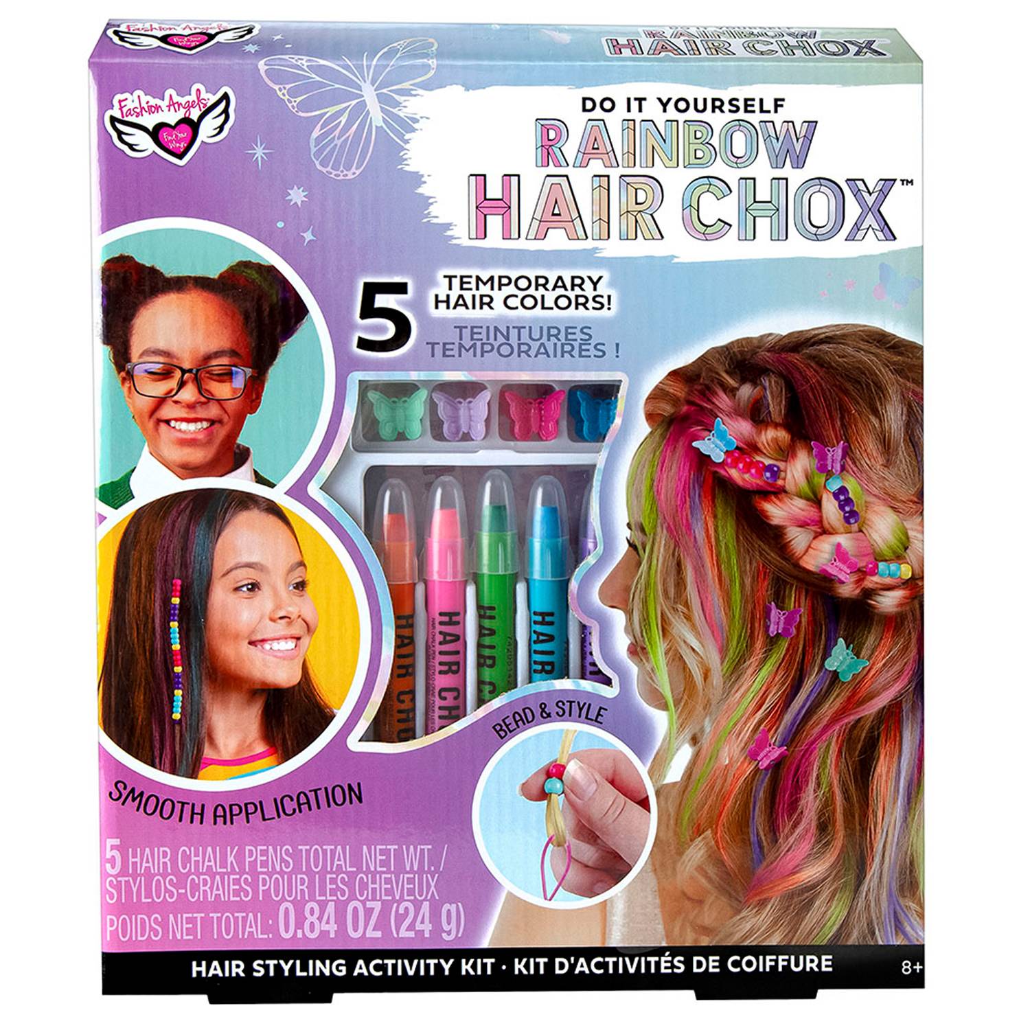 Kit de Tizas para cabello Rainbow Hair – Fashion Angels