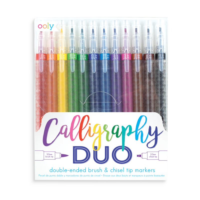 Marcadores de colores Doble Punta – Calligraphy Duo Markers – Ooly