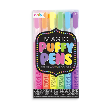Set de Lapiceros Mágicos – Magic Puffy Pens – Ooly