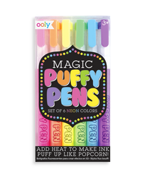 Set de Lapiceros Mágicos – Magic Puffy Pens – Ooly
