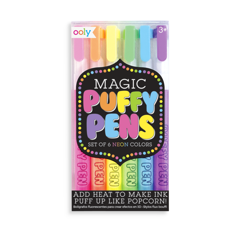 Set de Lapiceros Mágicos – Magic Puffy Pens – Ooly