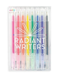 Bolígrafos de gel con brillos – Radiant Writers – Ooly
