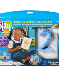 PLAYFOAM SHAPE and LEARN NUMBERS SET – Educational Insights
