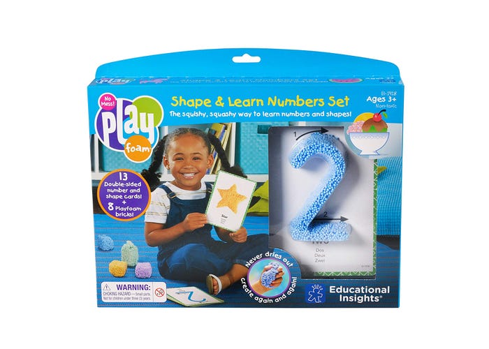 PLAYFOAM SHAPE and LEARN NUMBERS SET – Educational Insights