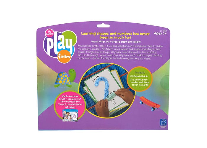 PLAYFOAM SHAPE and LEARN NUMBERS SET – Educational Insights