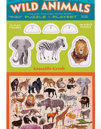 Pop Out and Play Set WILD ANIMALS – Crocodile Creek
