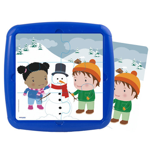 Puzzle Las estaciones: Invierno (15 pzas) – Miniland