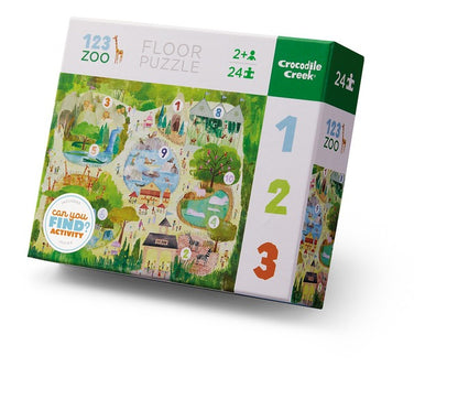 Rompecabezas Early Learning – Zoo 1 2 3 (24 piezas ) – Crocodile Creek