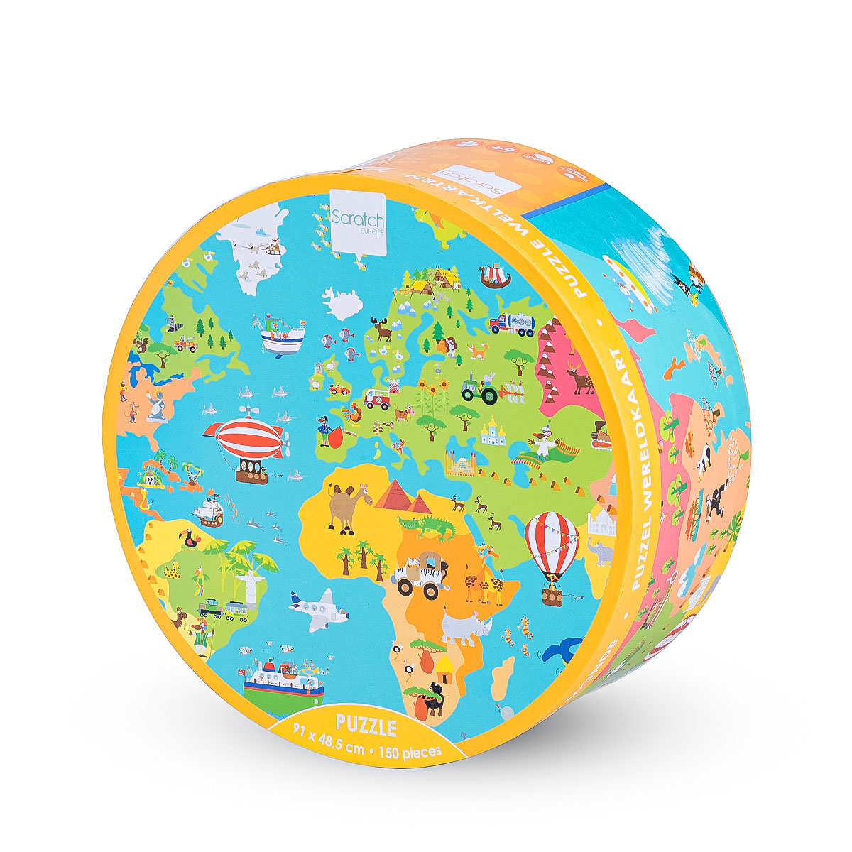 Rompecabezas del Mundo (150 piezas) – Scratch