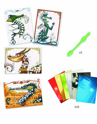 Manualidad con papel – Dragones – Djeco
