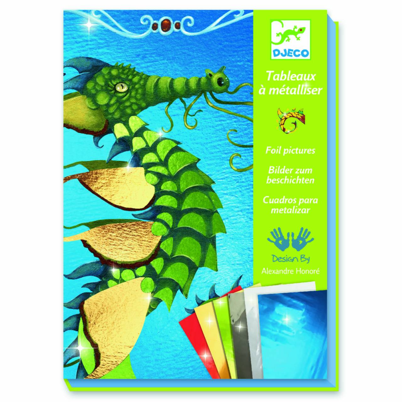 Manualidad con papel – Dragones – Djeco