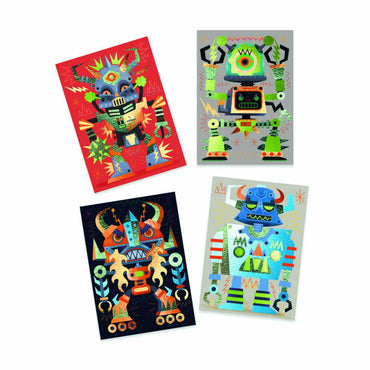 Manualidad con papel – Robots – Djeco