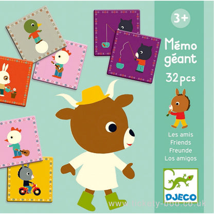 Juego memoria – Gran memoria-amigos – Djeco