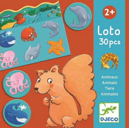 Juego de mesa Loto de animales – DJECO