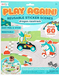 Dragon Racetrack – Escenas de pegatinas reutilizables – Ooly
