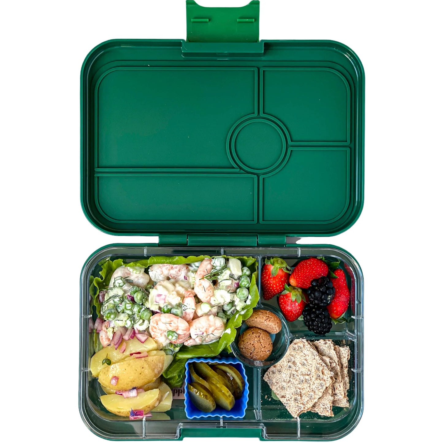 Lonchera Greenwich Green 4 divisiones – Yumbox