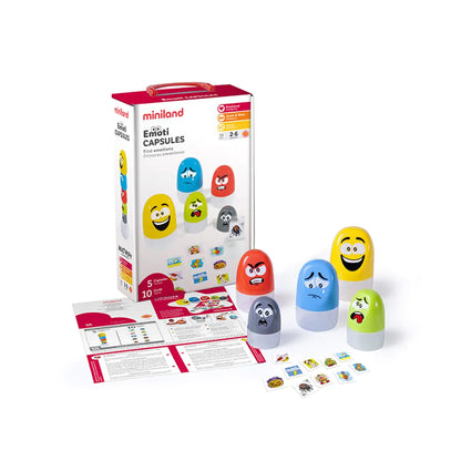 Juego educación emocional Emoticapsules - Miniland