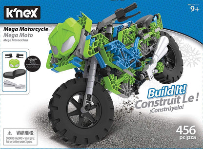 Mega juego de construcción motocicleta de 456 piezas
