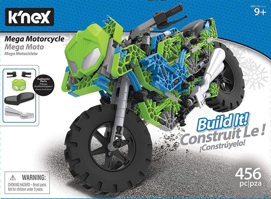 Mega juego de construcción motocicleta de 456 piezas