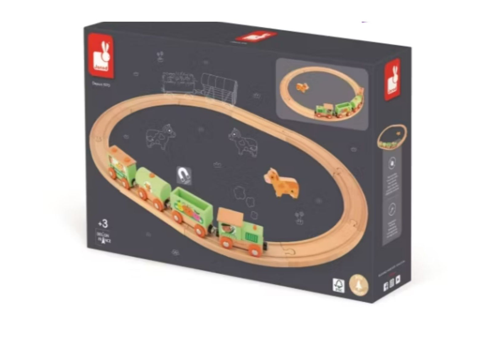 Set de trenes Granja